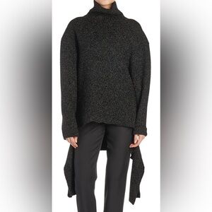 Balenciaga Black Cowl Neck Sweater